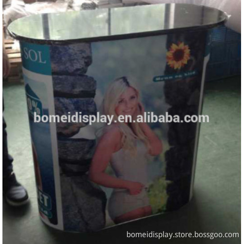 Promotion table with normal top board (Pop-up) in Bomei company